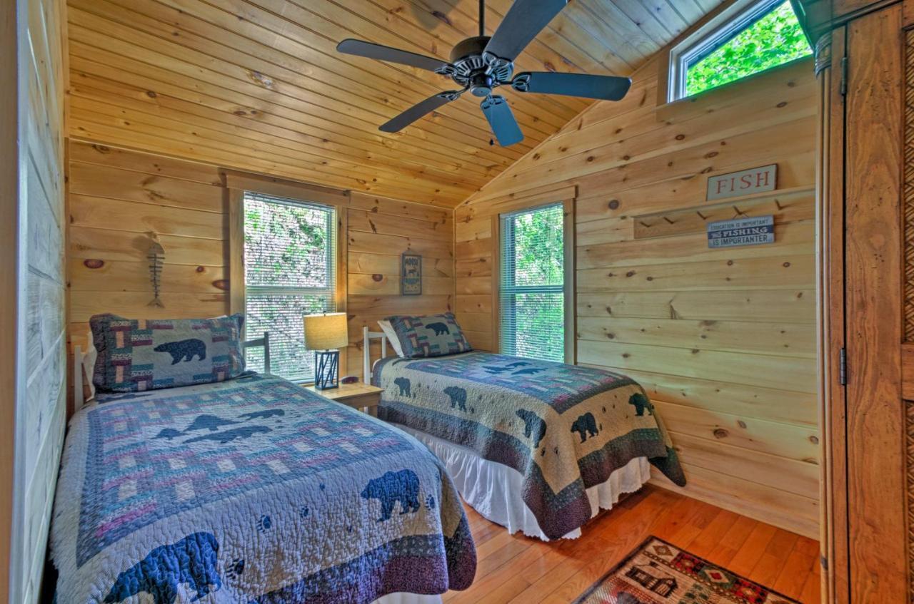Bryson City Cabin With Fire Pit On Coopers Creek! ภายนอก รูปภาพ