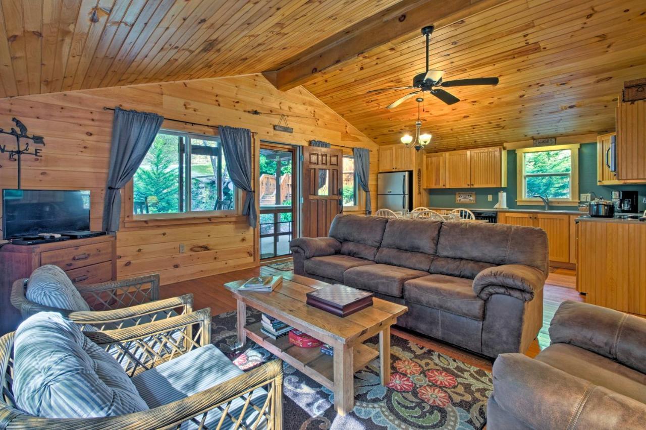 Bryson City Cabin With Fire Pit On Coopers Creek! ภายนอก รูปภาพ