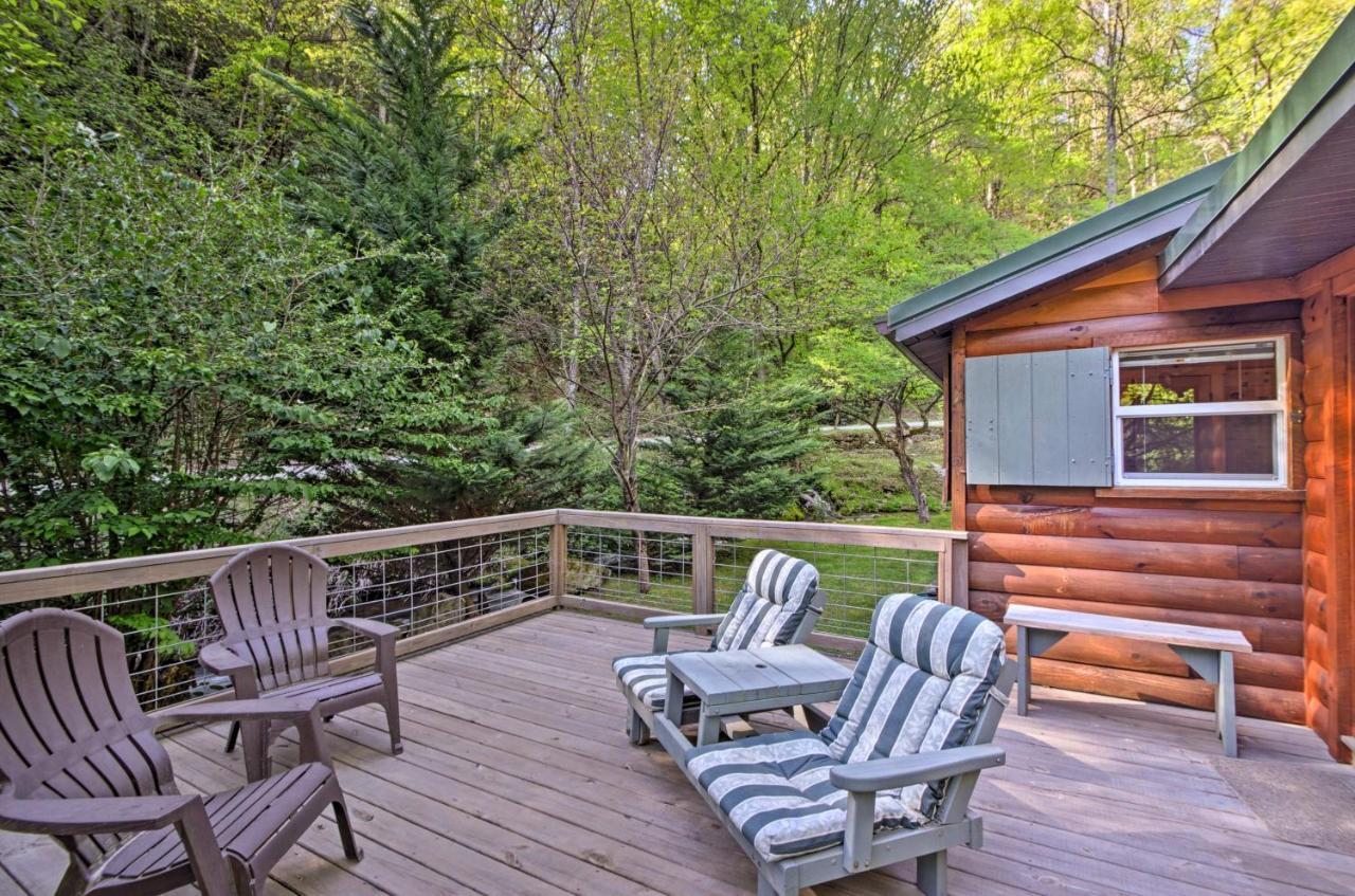 Bryson City Cabin With Fire Pit On Coopers Creek! ภายนอก รูปภาพ
